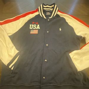 Mens Polo Olympic style sports jacket